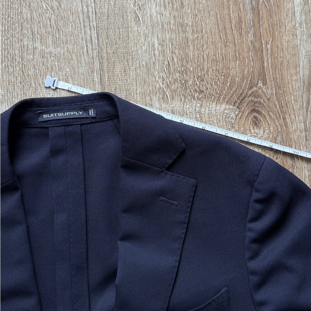 Suit Supply Navy Wool Two-Button Blazer - Picture 9 of 12